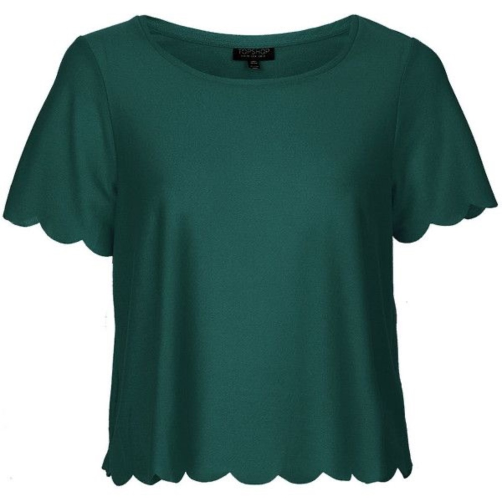 Topshop Scallop Tee
